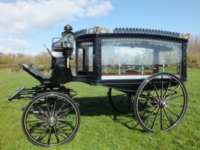 Equus Carriages horse drawn funeral hearse